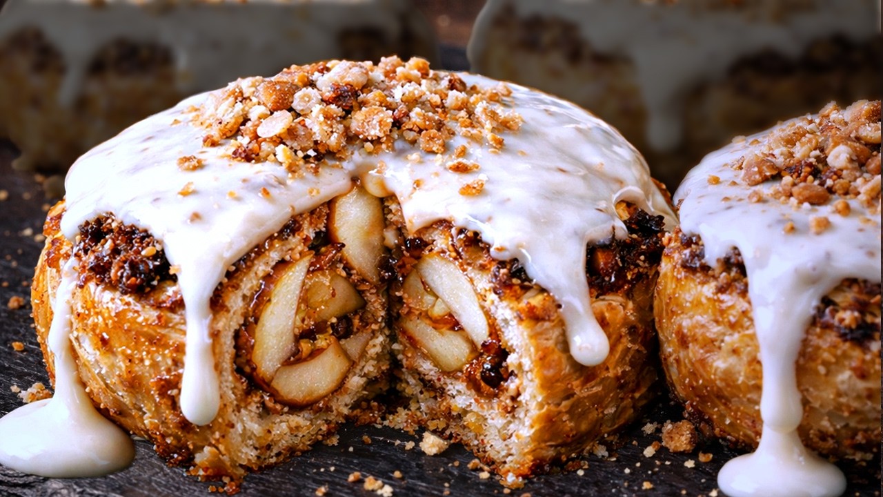 Haferflocken, 2 Bananen und Blätterteig! Ein Dessert, das ein Riesenerfolg ist!