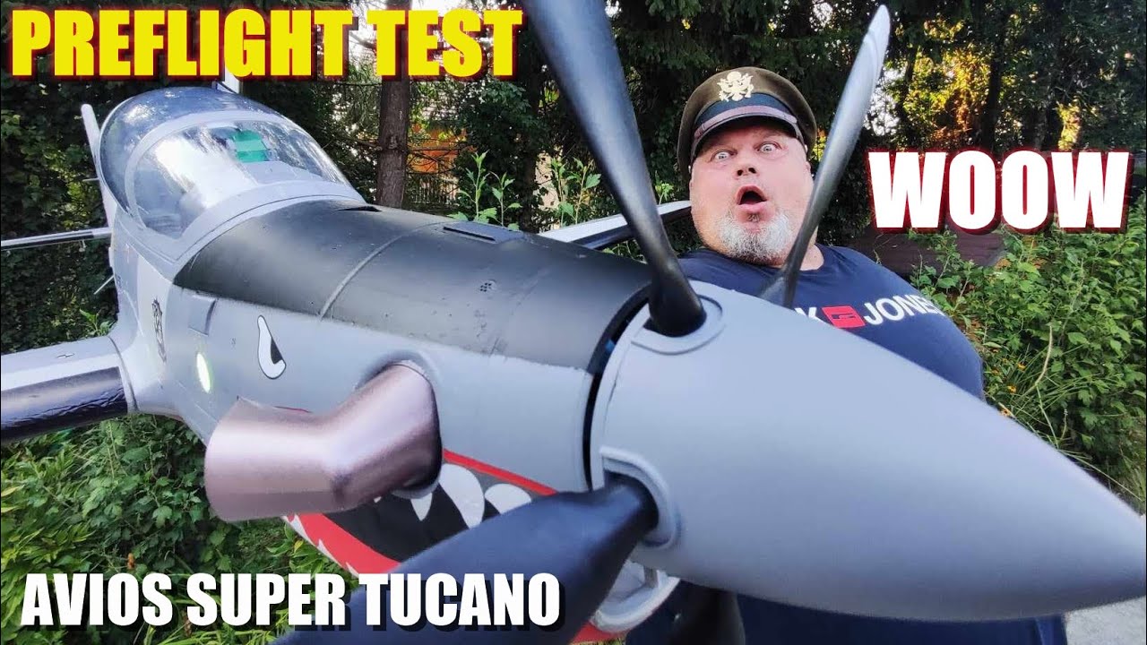 AVIOS Super Tucano 1600mm EPO RC plane 6S power Retracts, Flaps & LED Lights PREFLIGHT TEST