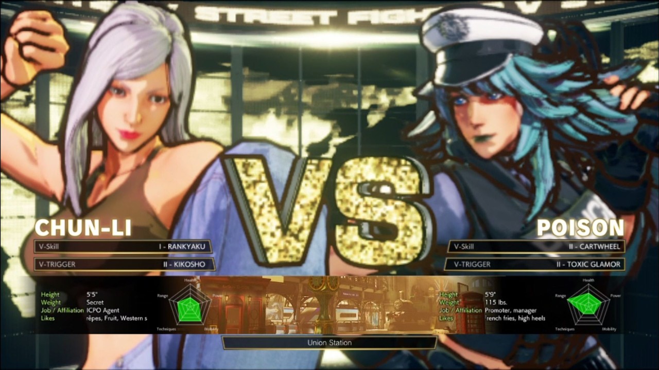 SFV - Chun li Vs Poison (Mod Battle)