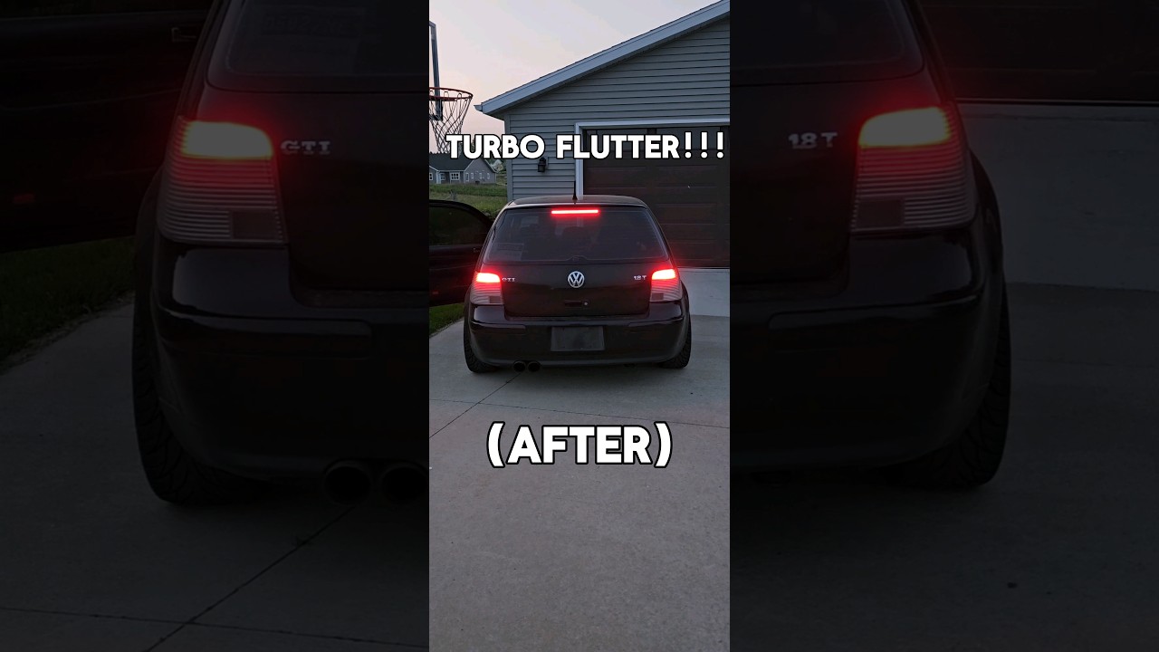 installing a cherry bomb exhaust!!! my dad welded... #gti #mk4 #exhaust
