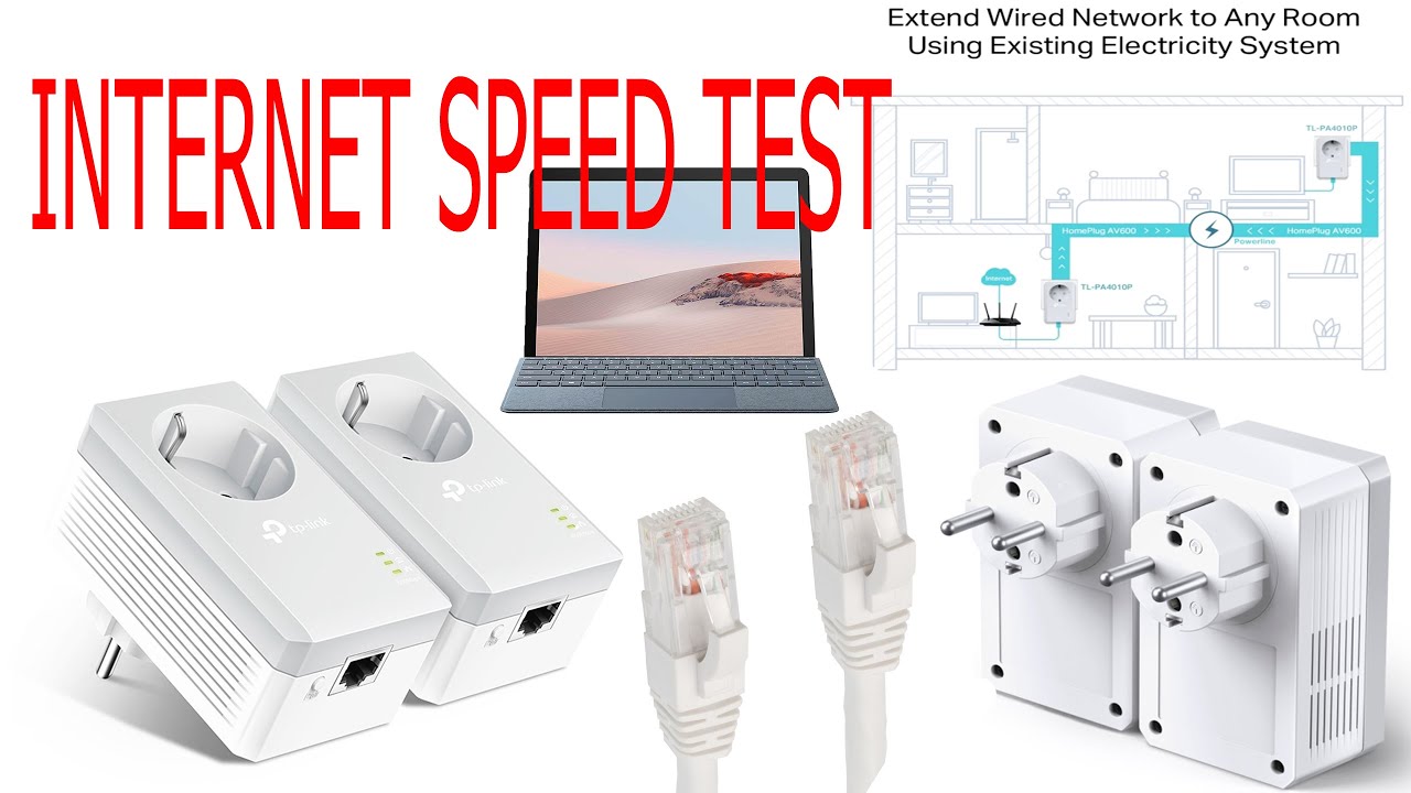 TP-LINK TL-PA4010PKIT AV600 POWERLINE ADAPTER TEST SPEED