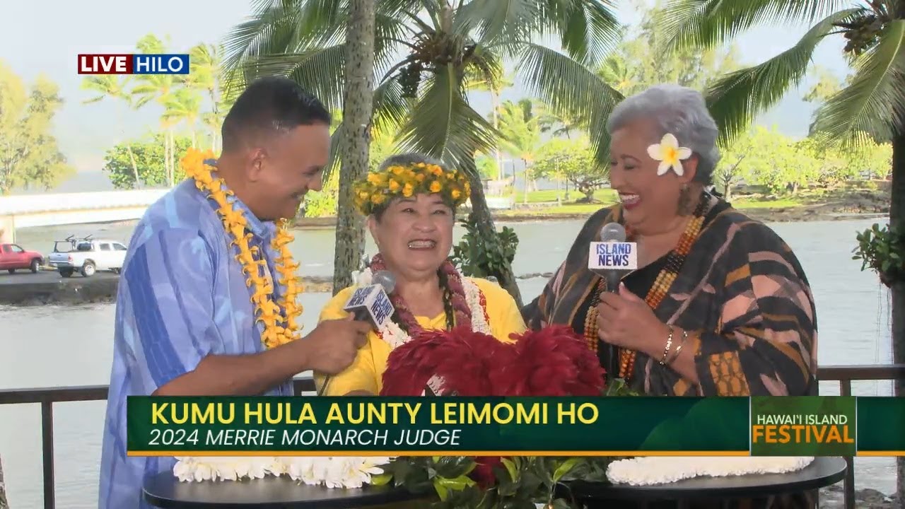 Judge for 2024 Merrie Monarch Festival talks story with Davey D & Lina Girl