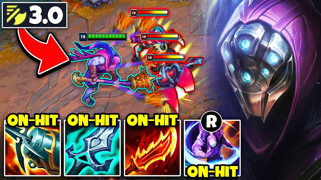 Jax but I have so much attack speed it looks like I'm hacking (3.0 ATTACK SPEED WTF?)