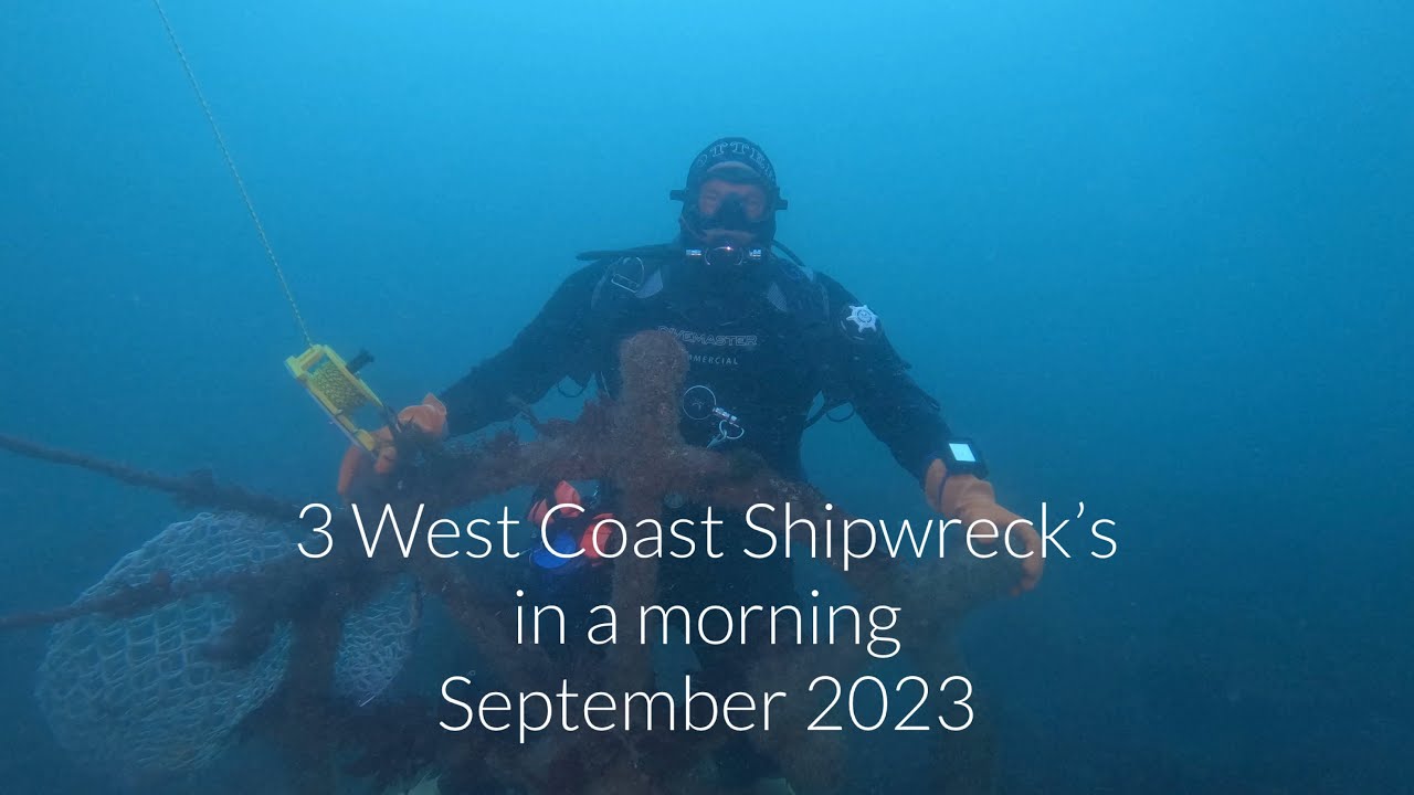 Diving 3 shipwrecks in a morning. SS Nord, SS Brisies and the Anchor Grave yard
