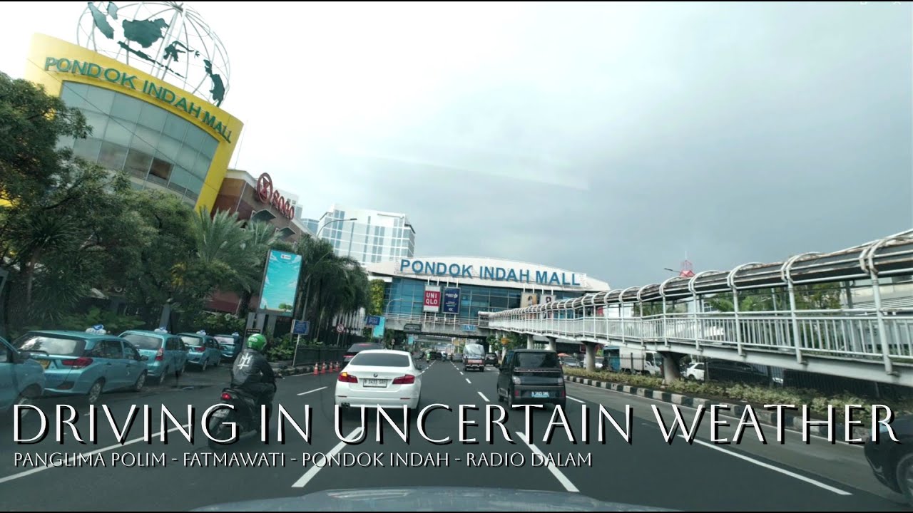 From MELAWAI TO PONDOK INDAH | DRIVING AROUND JAKARTA SELATAN
