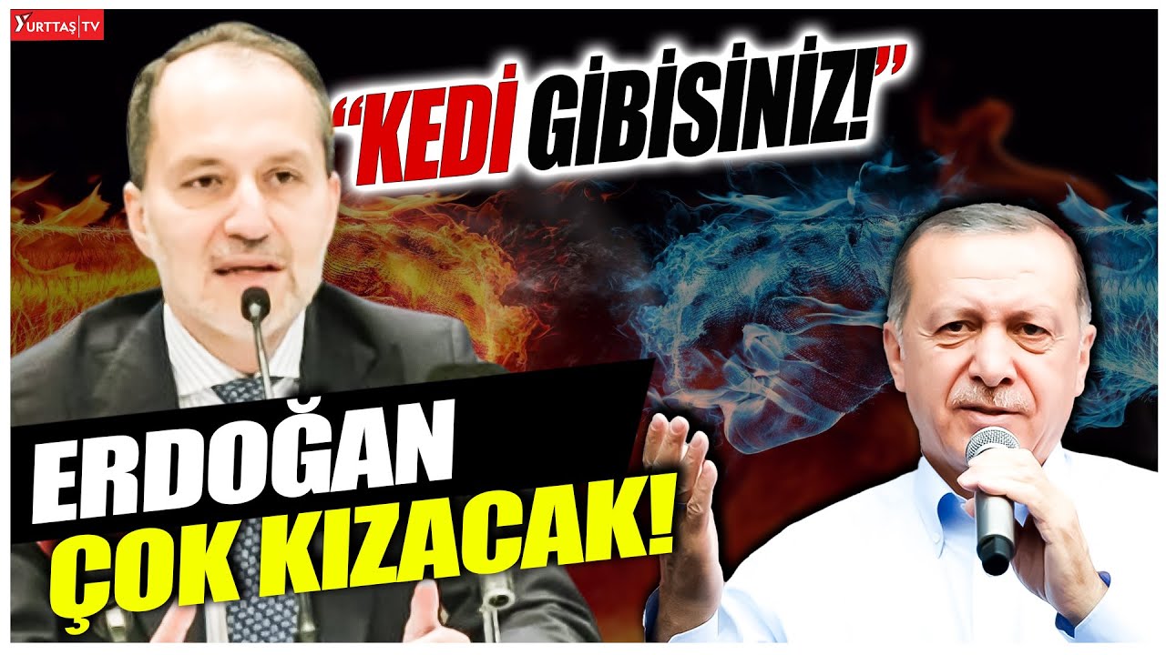 Fatih Erbakan'dan AKP’lileri Çılgına Çevirecek Konuşma! “Siyonistler Karşı Kedi Gibi!”