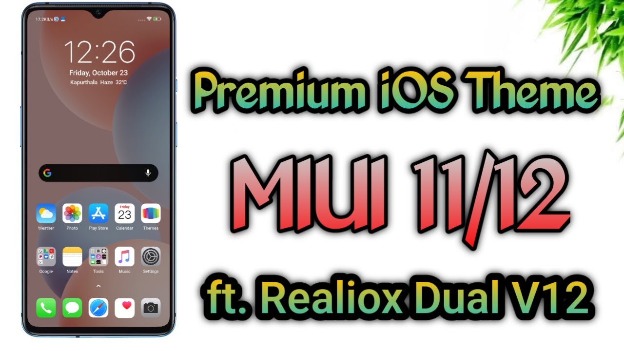 [MIUI 12] Premium iOS Theme for your Xiaomi Theme Ft. RealioX_13_Dual v12🔥