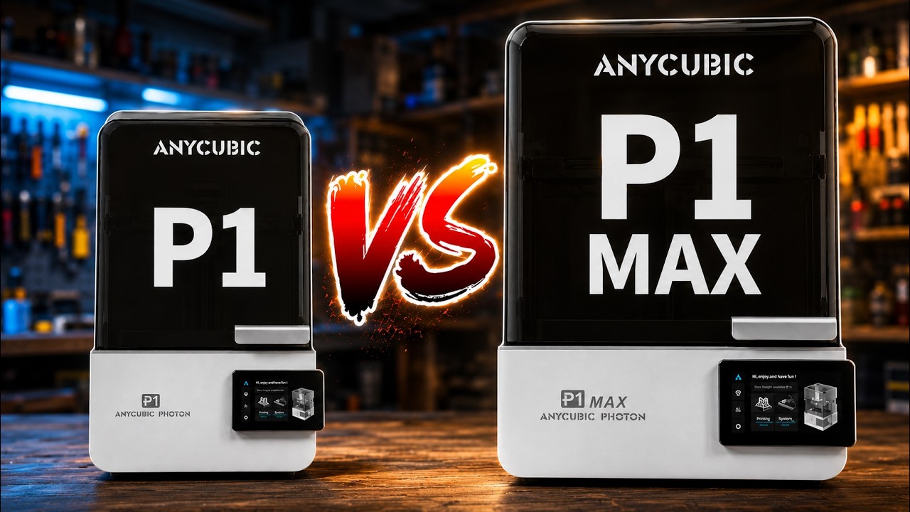 Следующий лучший в мире фотополимерный 3D-принтер &mdash; Anycubic Photon P1 VS P1 MAX