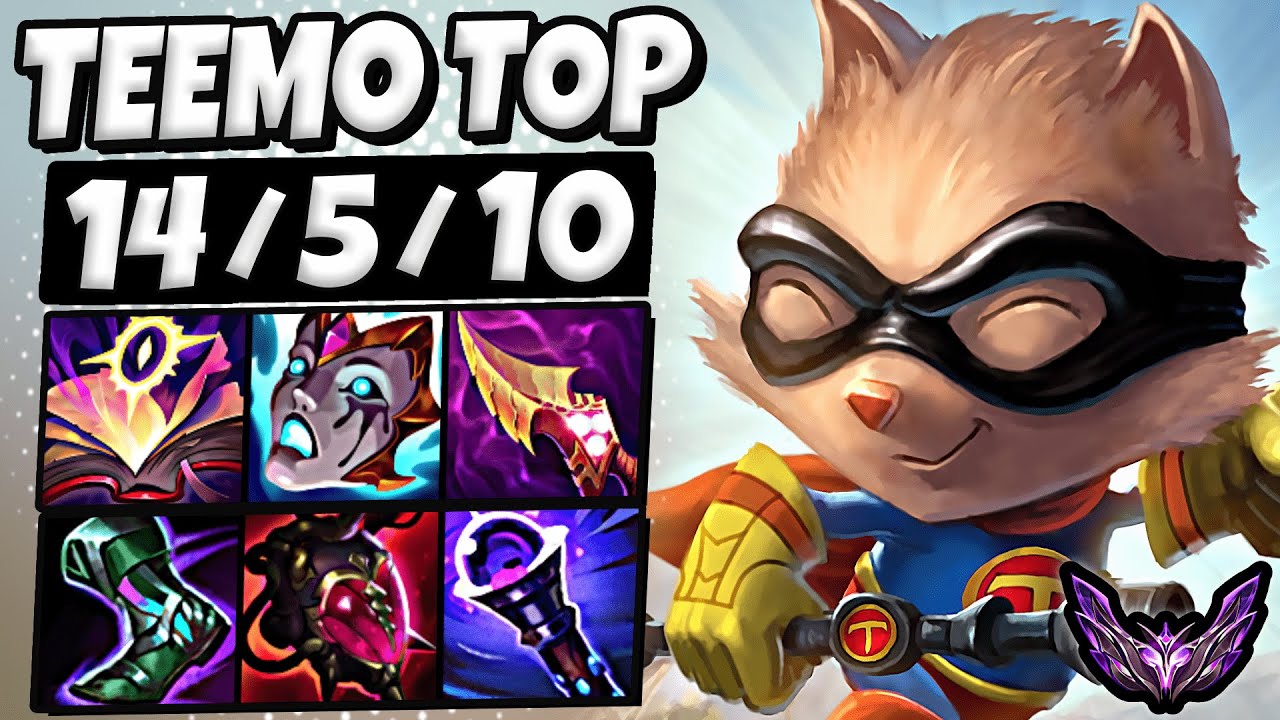 Teemo vs Pantheon [ TOP ] Patch 25.8 Korea Master ✅