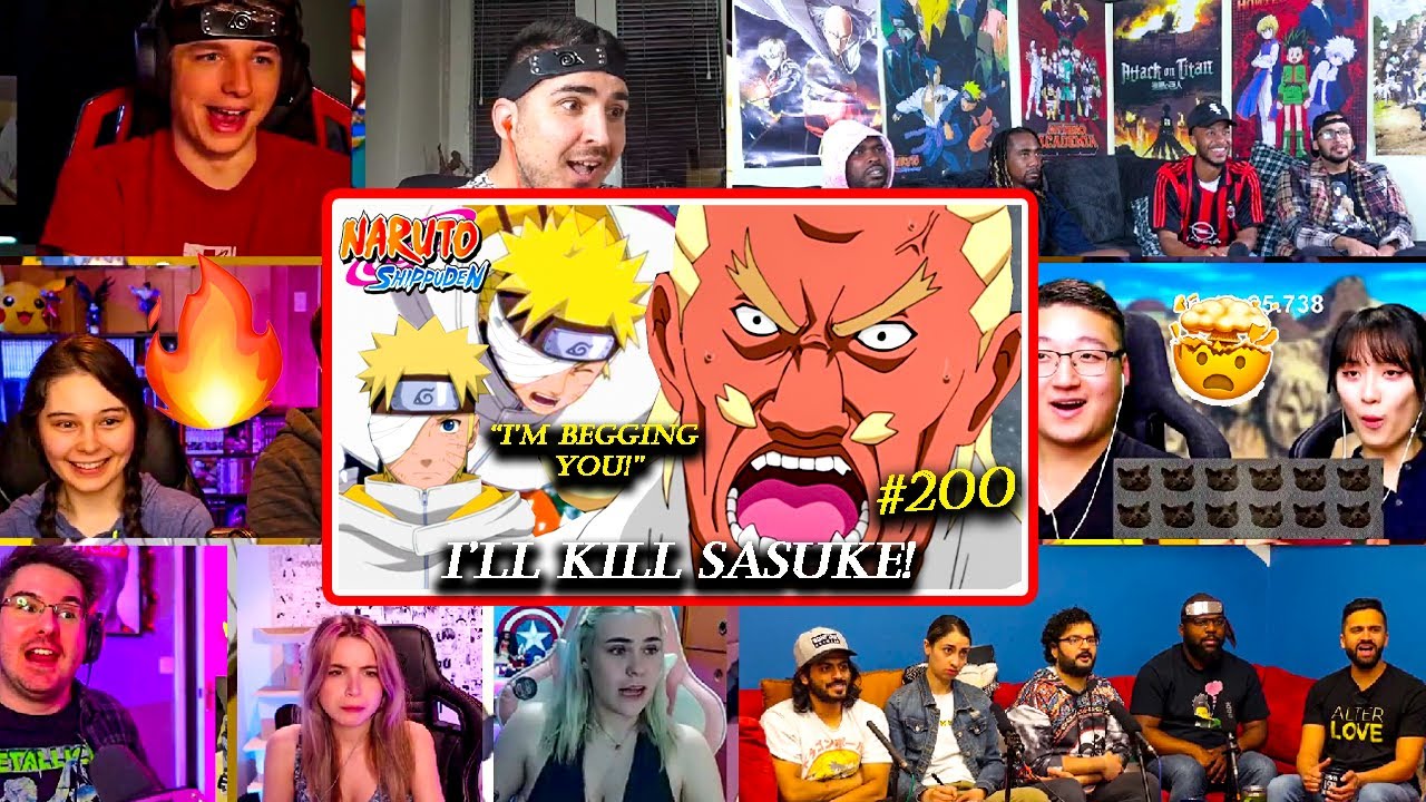 Собрание пяти каге!!🔥😱 «Мольба Наруто к Райкаге» Shippuden 200 РЕАКЦИЙ MASHUP Shippuden зарубежны...