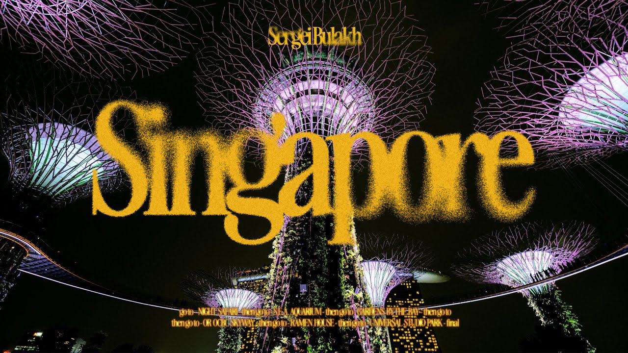 Сингапур 2024! Ночное сафари, Океанариум, Universal Studio! Лучшие места Сингапура за 3 дня!
