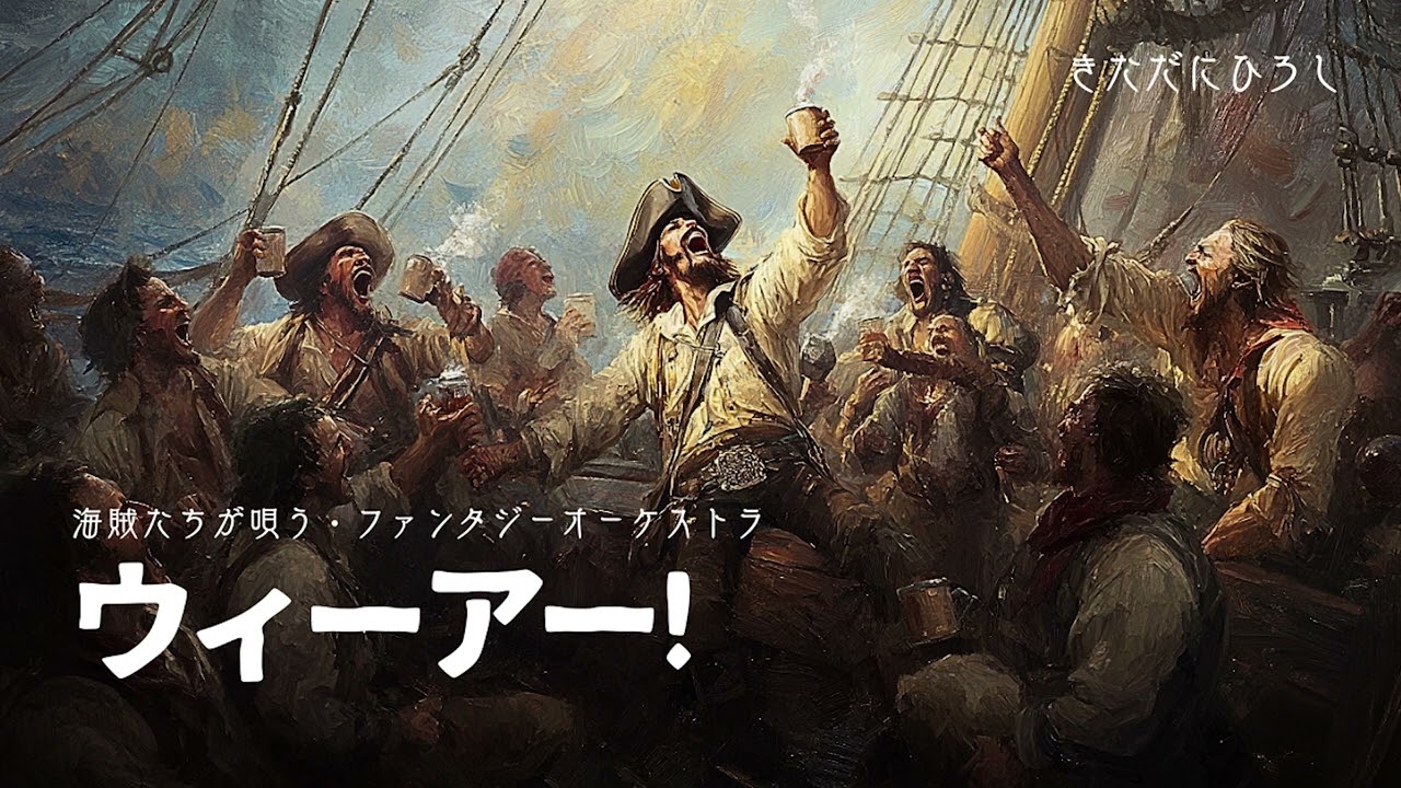 ウィーアー！【海賊たちが唄う・ファンタジーオーケストラ】きただにひろし - AI COVER