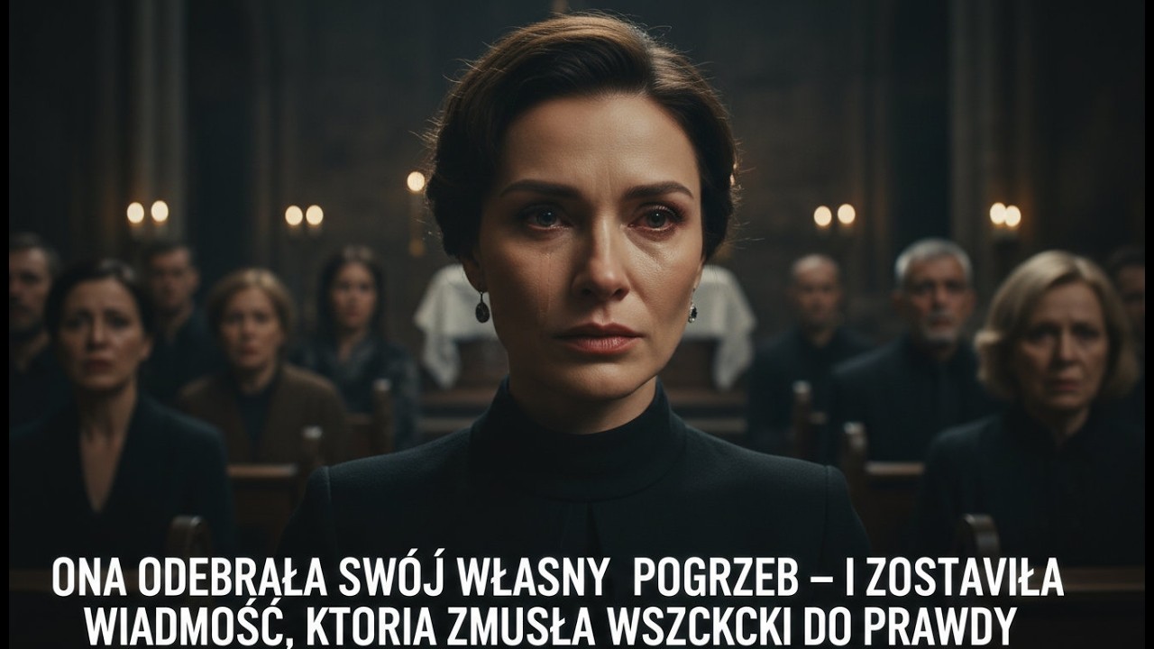 Ona odebrała swój własny pogrzeb – i zostawiła wiadomość, która zmusiła wszystkich do zmierzenia...