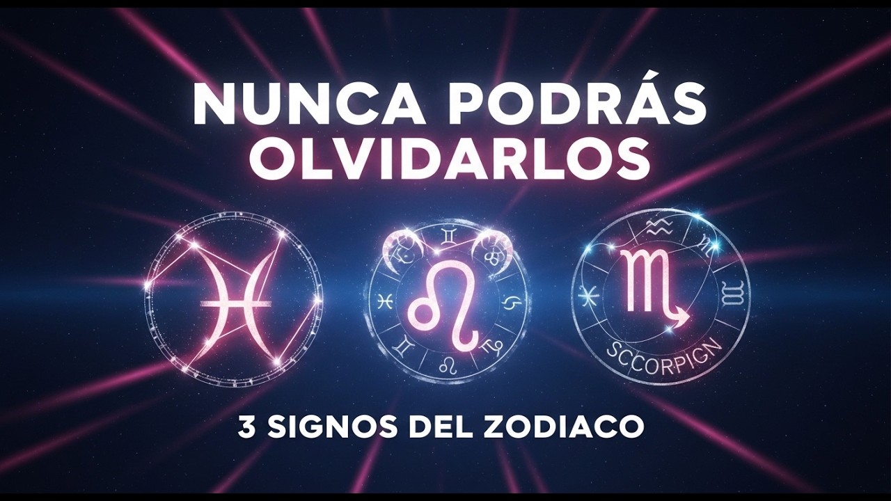 Los 3 Signos del Zodiaco que NUNCA Podrás Olvidar ❤️✨