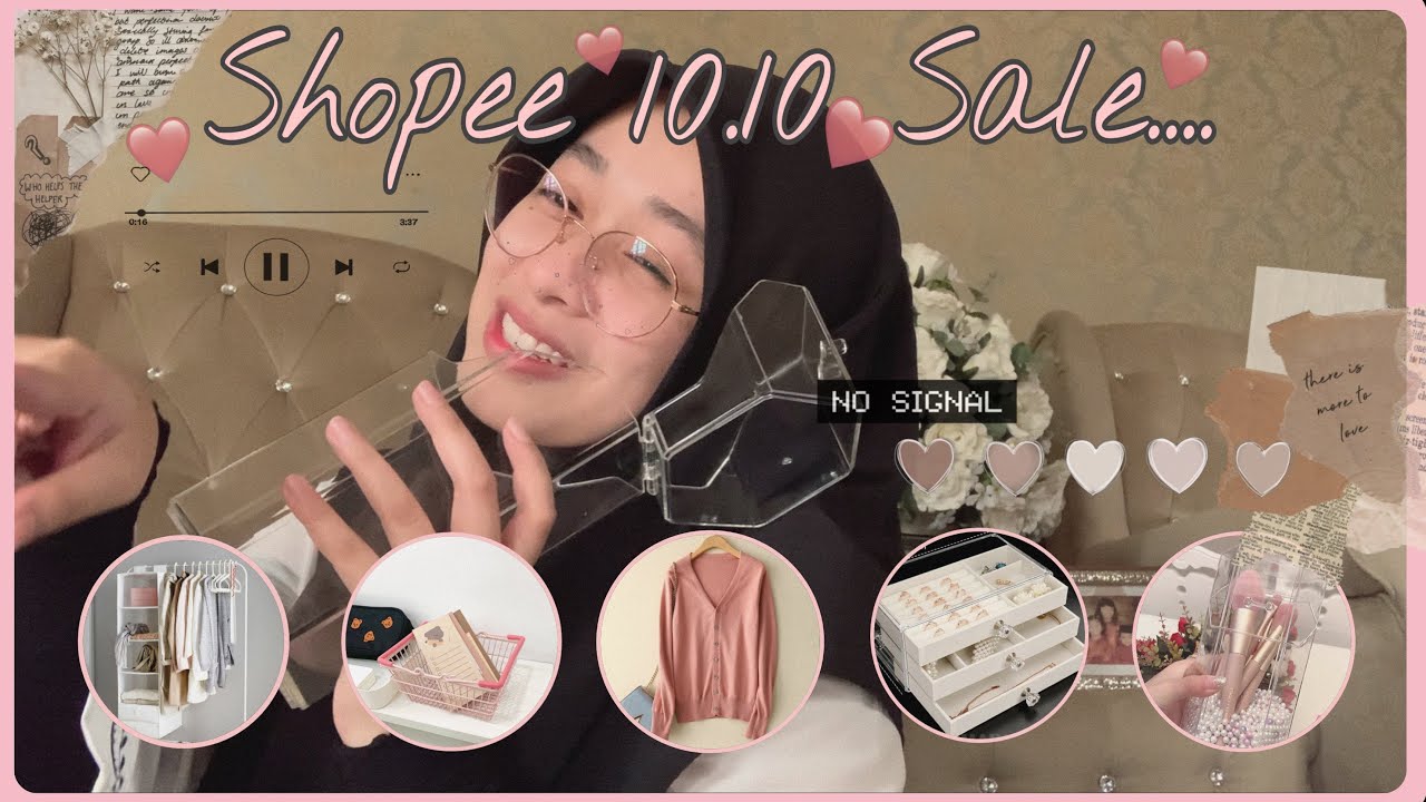 SHOPEE 10.10 SALE 🤍 | comel | murah | wajib ada !!