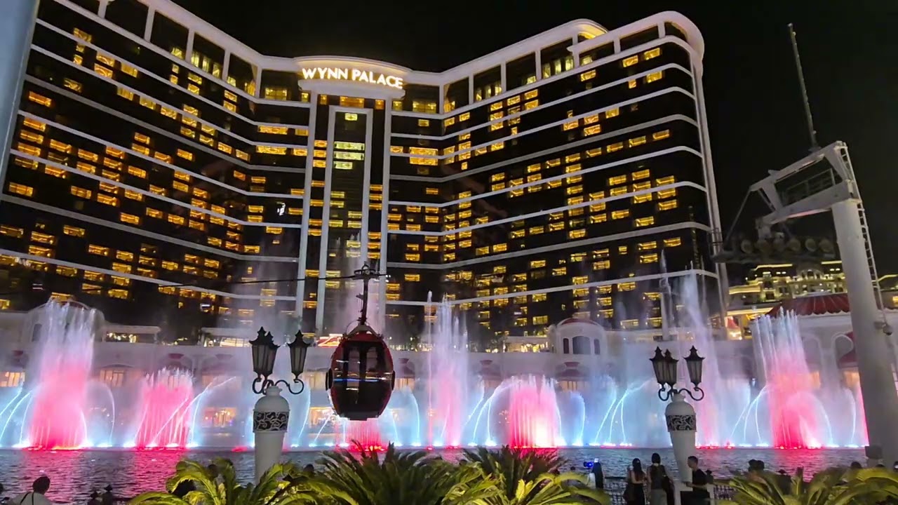 마카오 WYNN PALACE 분수쇼 