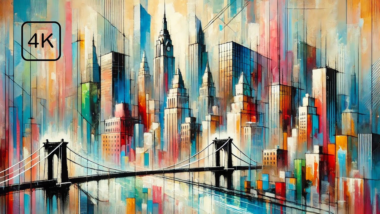 Abstract New York City in 4K | 2 Hours of Stunning Urban Silent Art for Screens