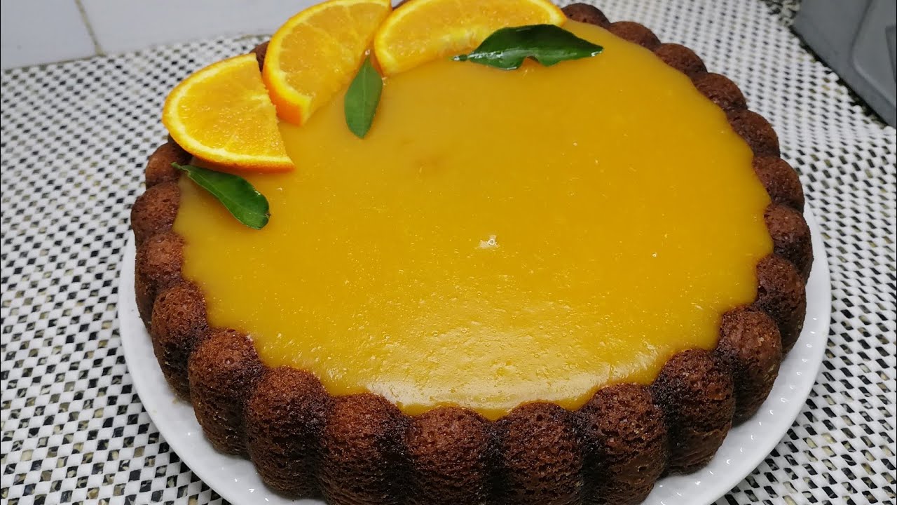 كيك البرتقال🍊 مفشفش خفيف مع كريمة منعشة سهلة التحضير و اقتصادية