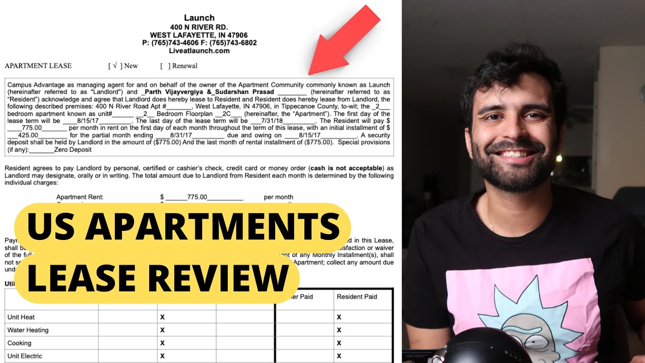 Reviewing Apartment Lease - Apartment Search in America
