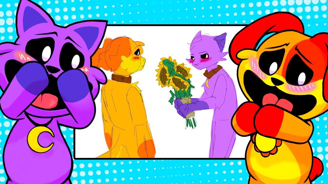 DogDay e CatNap REAGEM as suas MELHORES ARTES de Smiling Critters VR