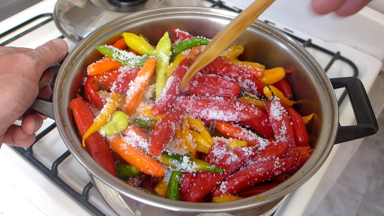Ajies Picantes Confitados