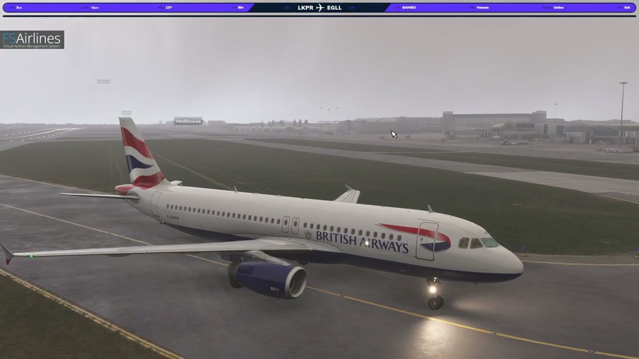 [MSFS2024] FENIX A320 IAE EGLL ILS27R VOLANTA 080226