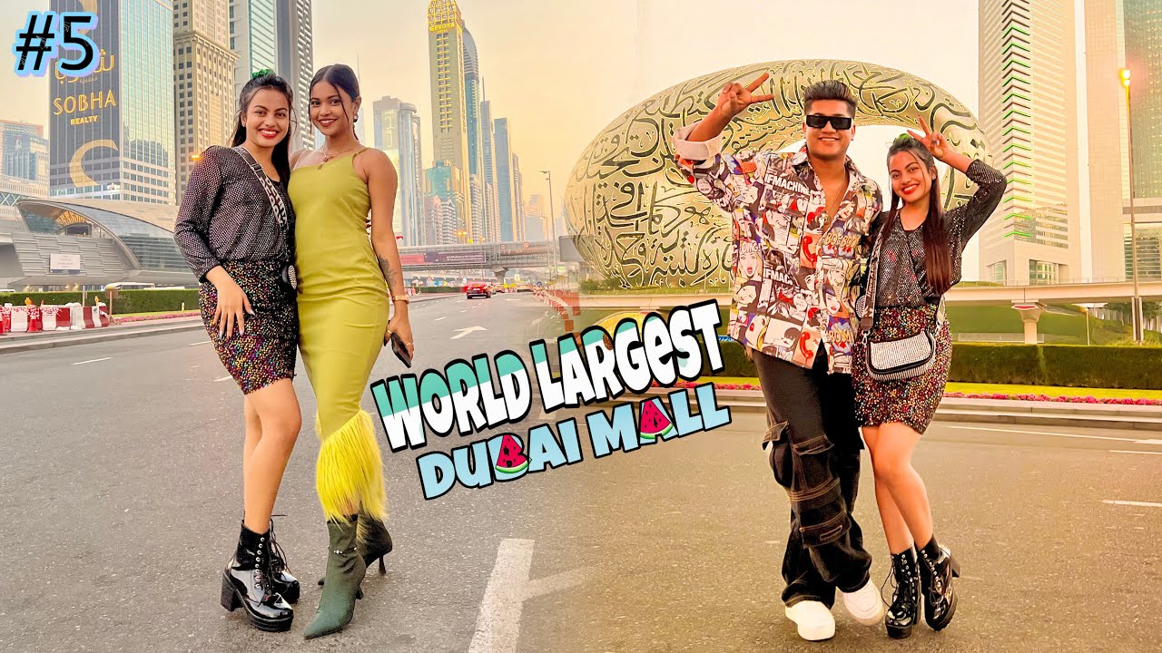 World largest Dubai Mall 😍 beauty or sona ne kafi shopping Kia 🥹￼￼￼ par 5