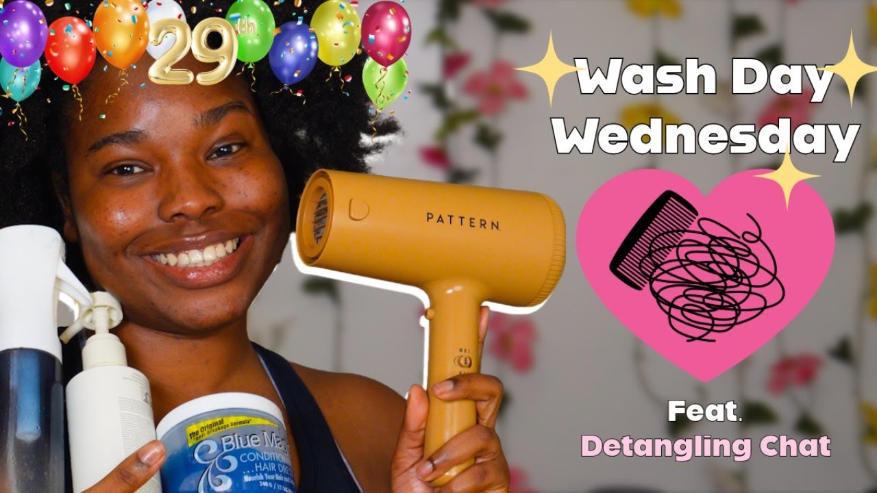 Let's Talk Detangling Hair 💕🎂 | Wash Day Wednesday 🌸✨
