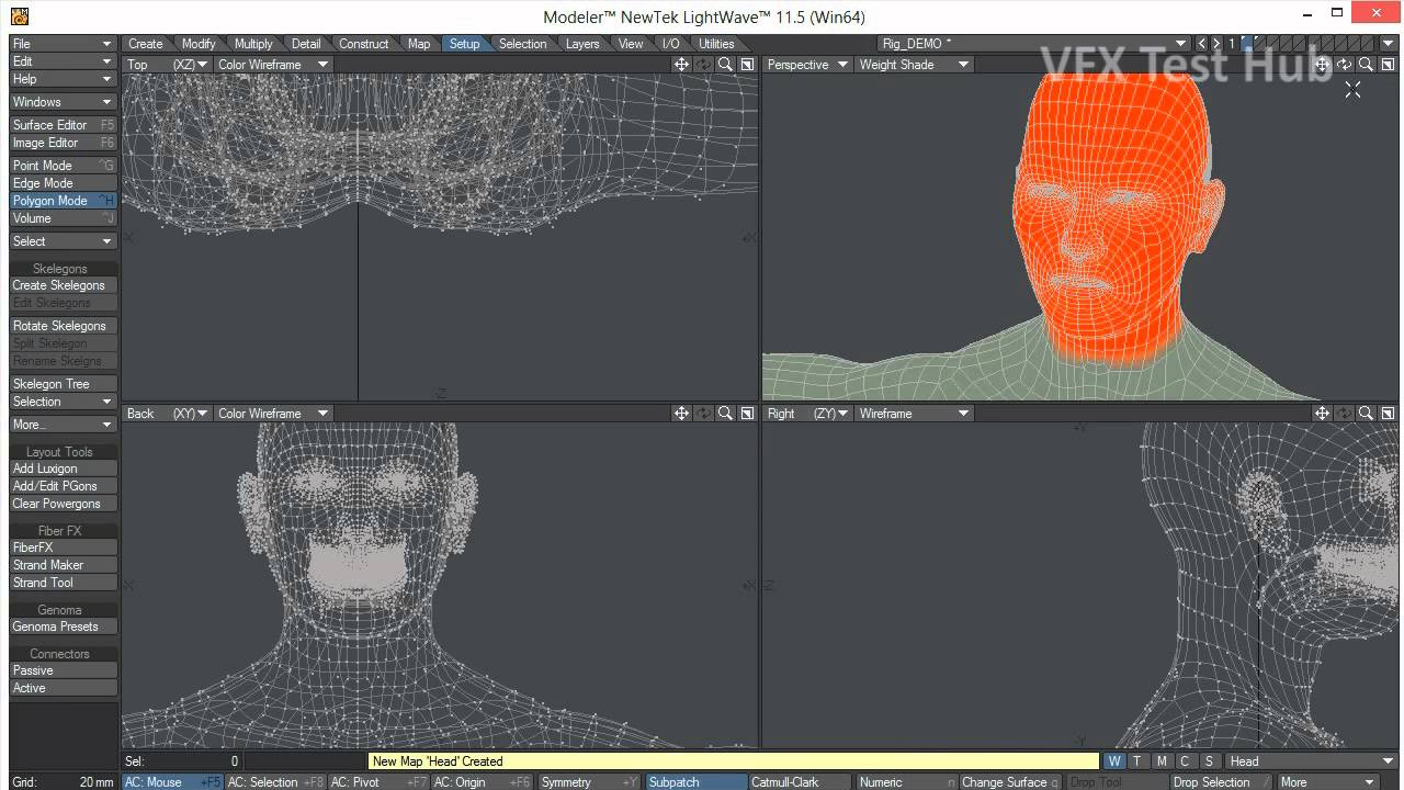 Fast Rigging in Lightwave 3D