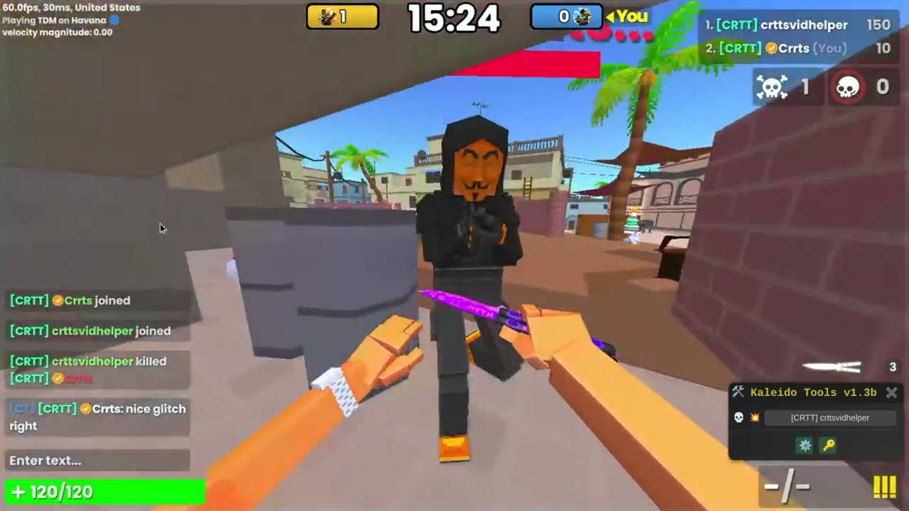 😈Crazy Havana Wall Glitch [KOUR.IO]👑