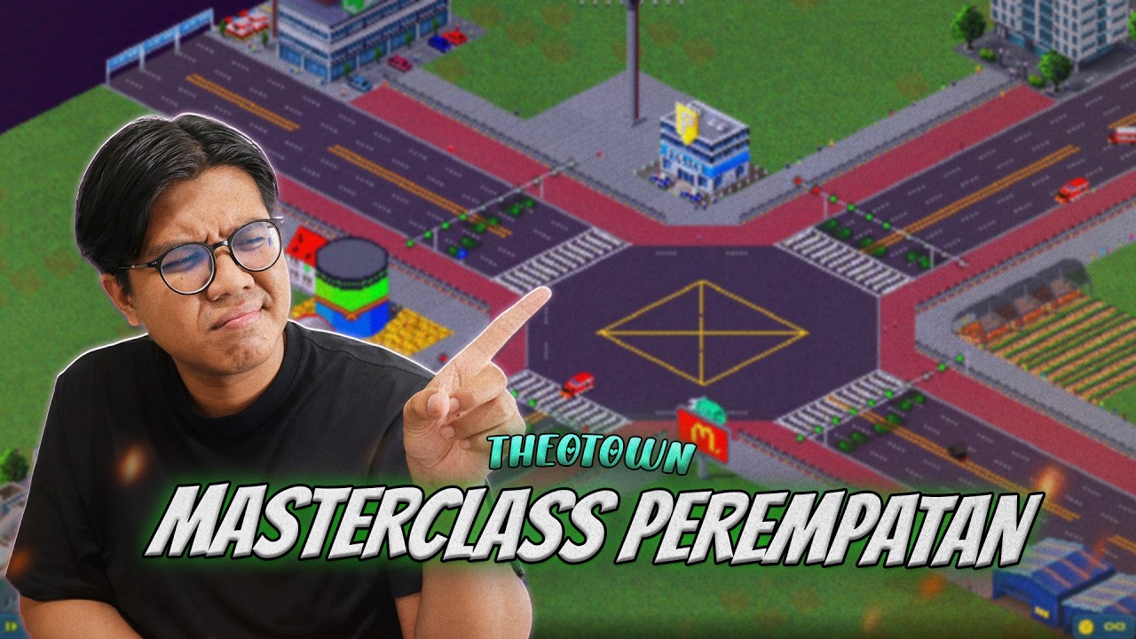Masterclass Perempatan TheoTown : Estetik & Anti Ribet! (Full Plugin)