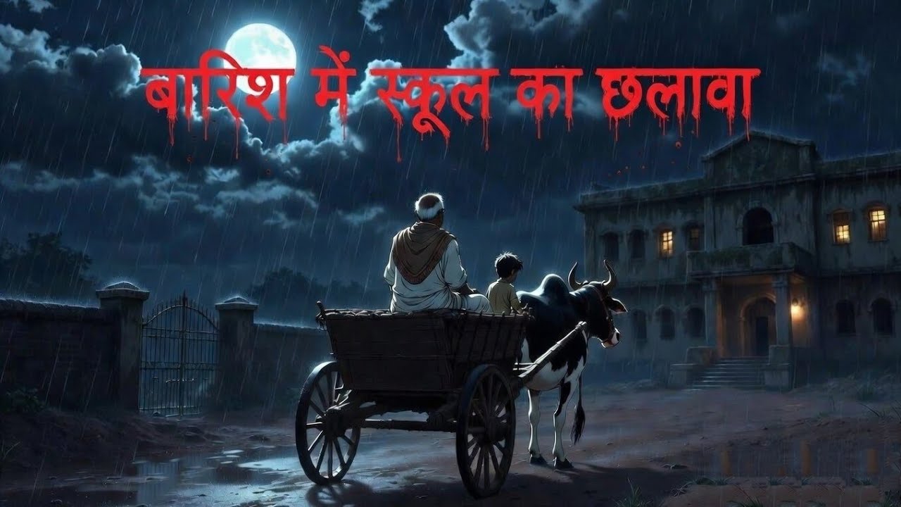 बारिश में स्कूल का छलावा☠️💀 | barish ka chalawa | Dark Rainy Night | Horror Story in Hindi | horror 