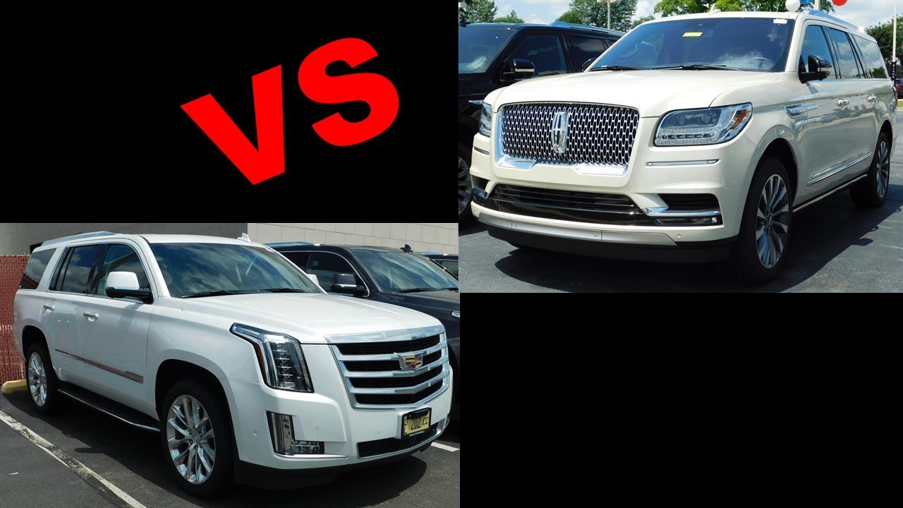 Cadillac Escalade 2019 года против Lincoln Navigator 2019 года