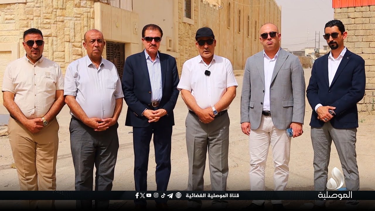 نيابة عن محافظ نينوى.. مدير البلديات ووفد صندوق إعمار سنجار يتابعان سير عدد من المشاريع