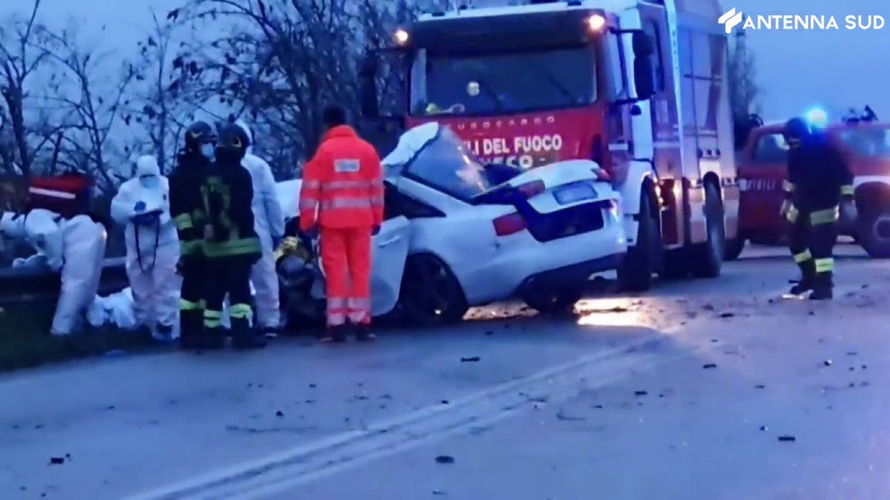 13 Febbraio 2021 - Foggia, incidente stradale, due morti e due feriti