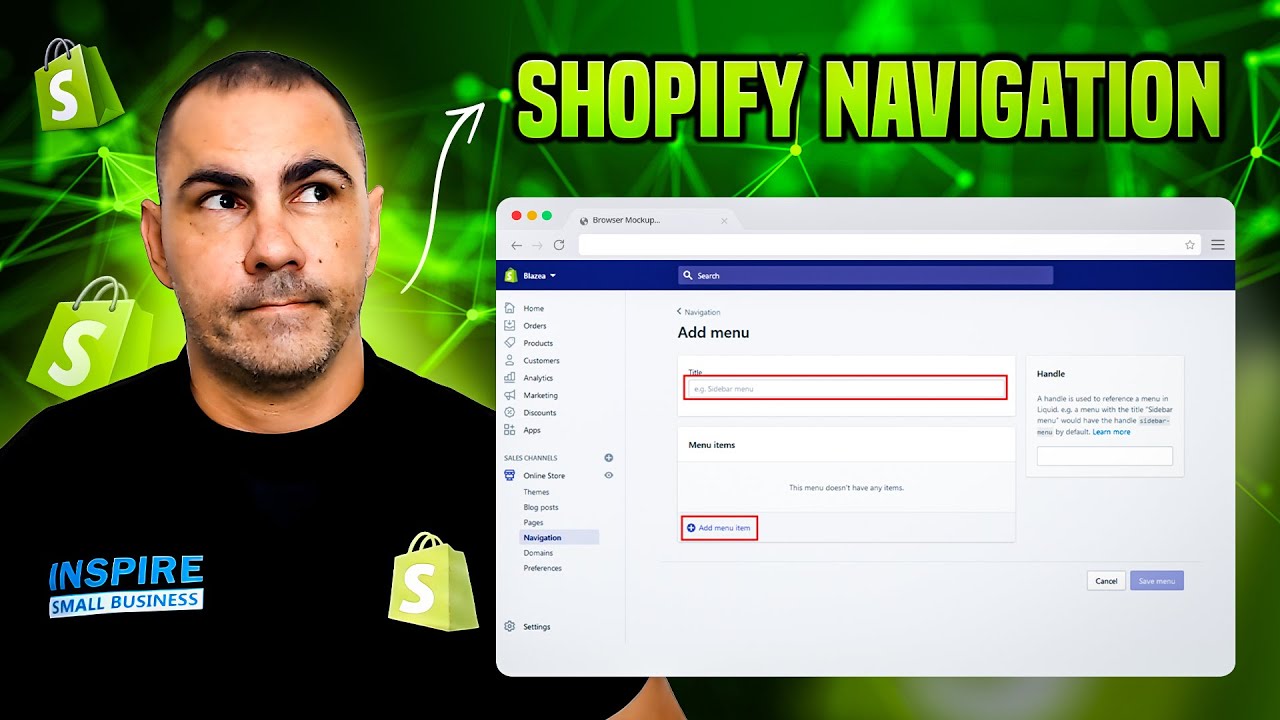 Shopify Navigation Tutorial 2021 ( How to Create Drop Down Menus , Footer And Main Menu )