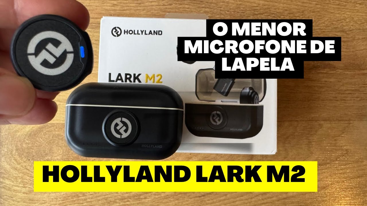 MELHOR MICROFONE DE LAPELA! HOLLYLAND LARK M2/ UNBOXING E REVIEW