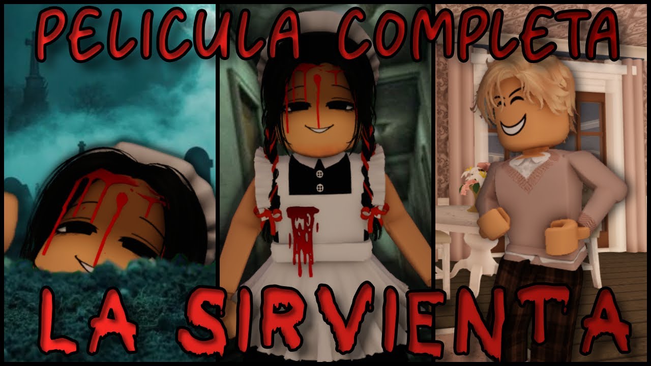 LA SIRVIENTA PELICULA COMPLETA |TERROR ROBLOX| TANGOCHINI 🐰