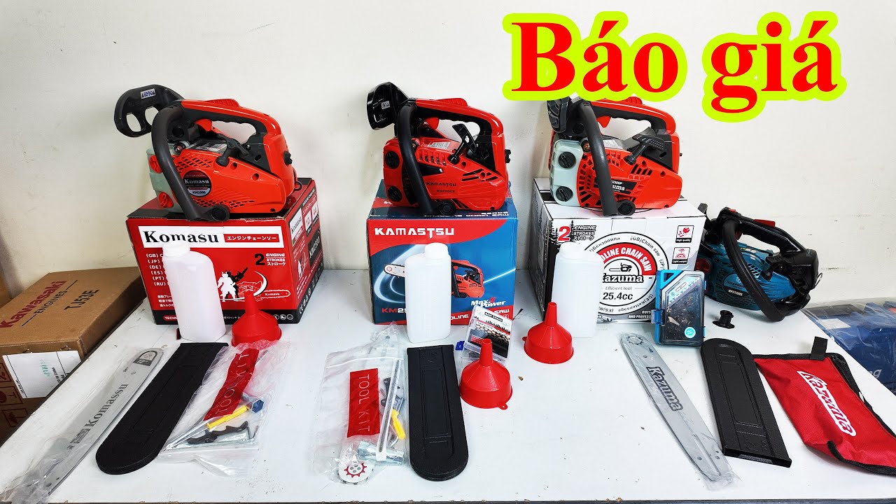 Top các mẫu máy cưa xích mini dùng gia đình phổ biến hiện nay | Báo giá các mẫu máy cưa xích mini