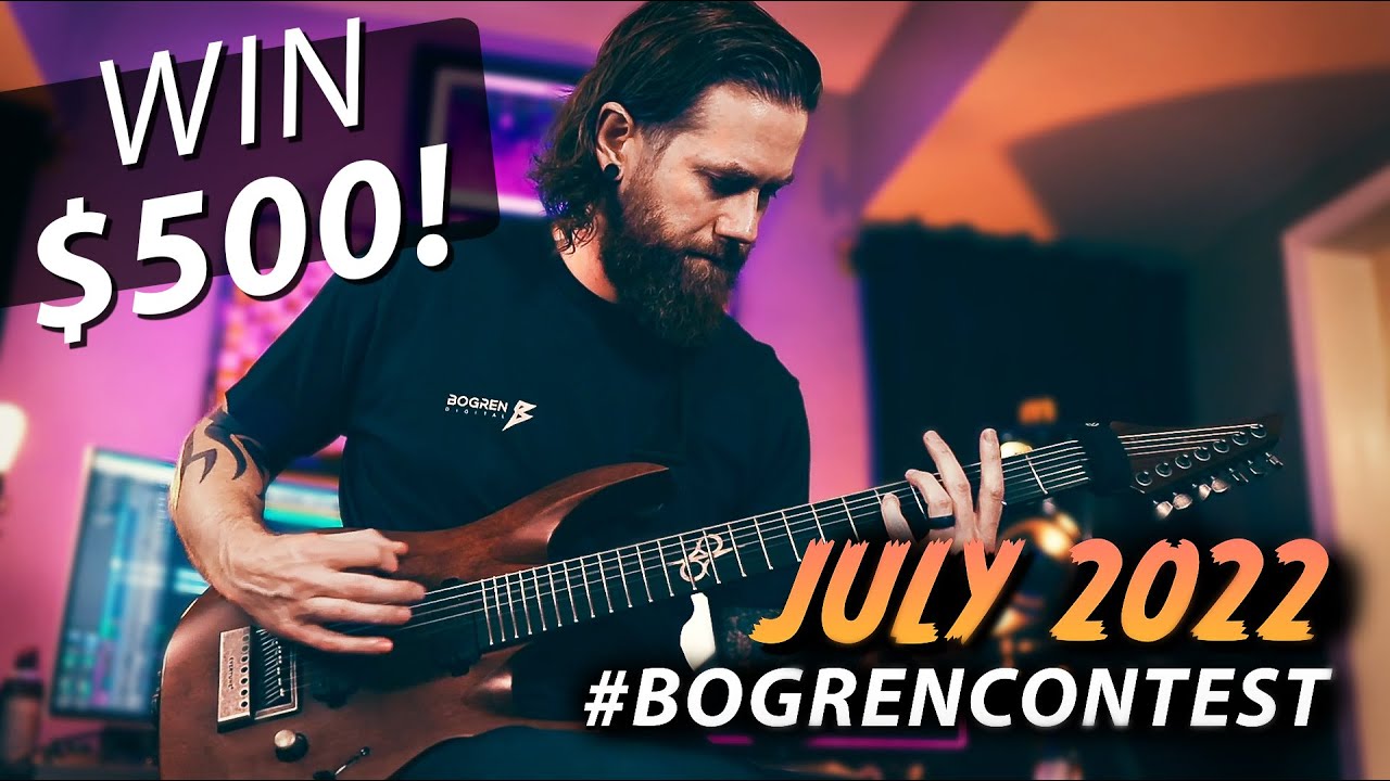 #Bogrencontest July 2022. Write riffs, win prizes!