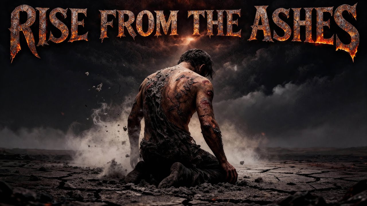 EUROZIA – Rise From the Ashes  | Power Rock, Dark Gothic Doom Rock | Official Lyrics (Stephen Page)