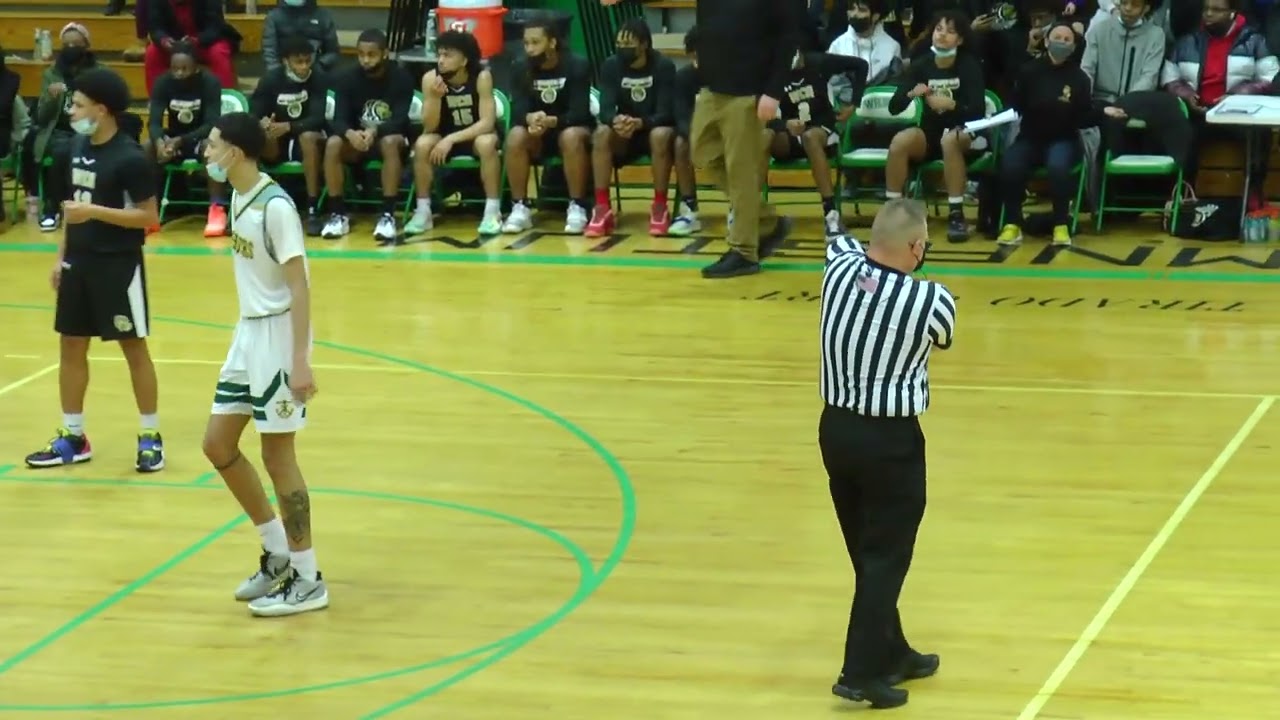 Waterbury Boys VAR Basketball - NVL Tournament - Career Academy vs Holy Cross  - February 26, 2022