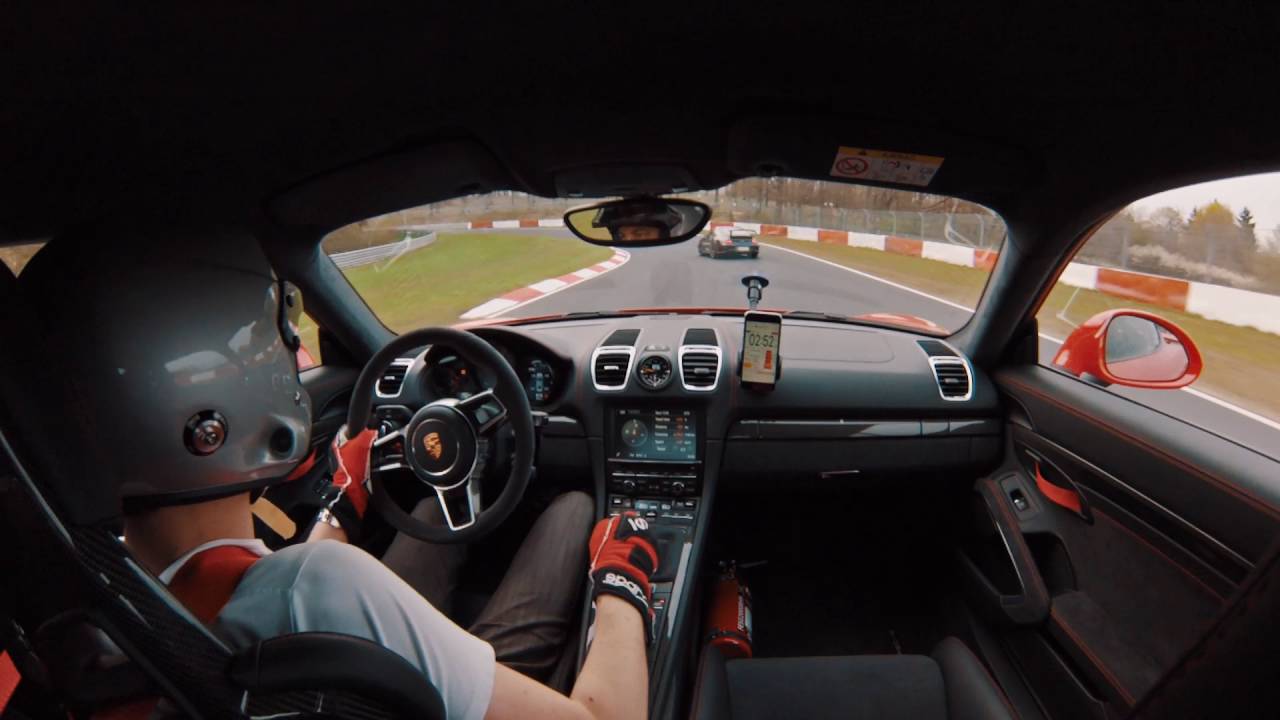 Porsche Cayman GT4 BTG 7.42 at Nurburgring Nordschleife Touristenfahrten