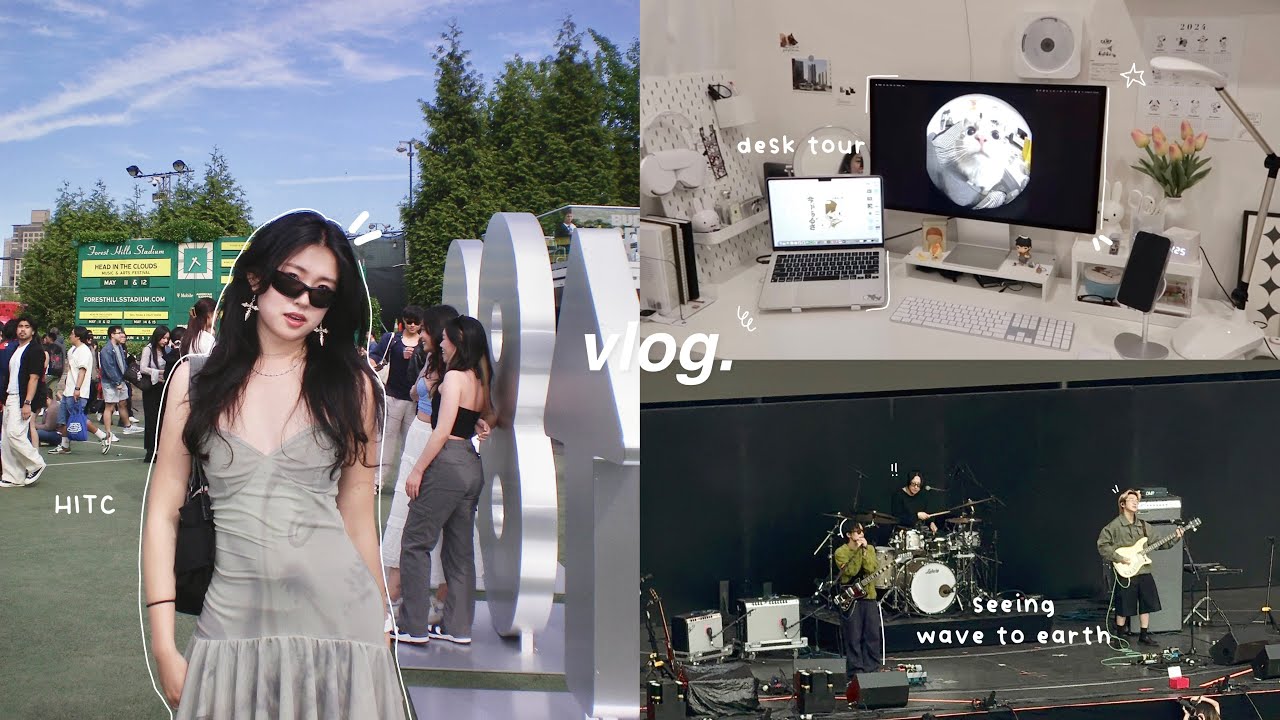 New York Vlog 🍎 Desk tour, Seeing Wave to Earth, Apple display unboxing, Festivals