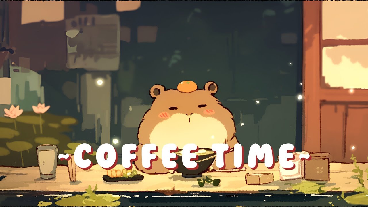 24/7 Capybara Lofi Beats - Peaceful Beats for Studying & Relaxing ~ Chill Session ~ 🦫 🎵 🌙