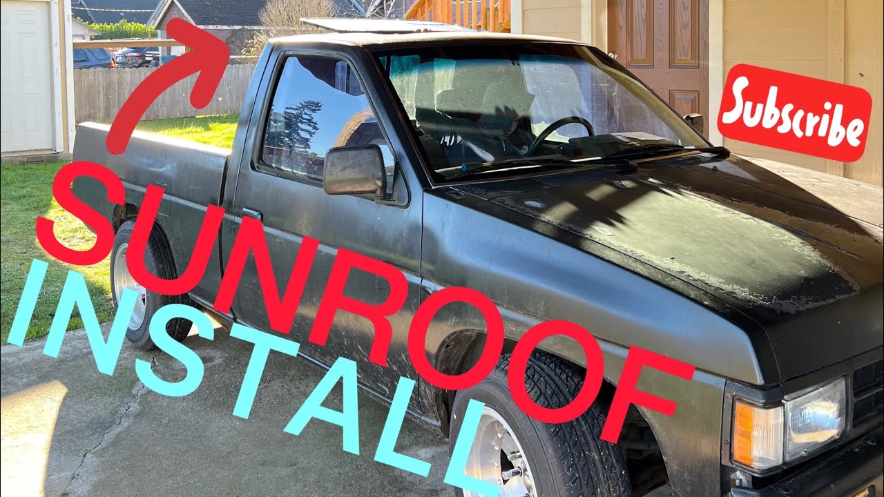 Hardbody (Mini Truck) Sunroof Install pt. 1