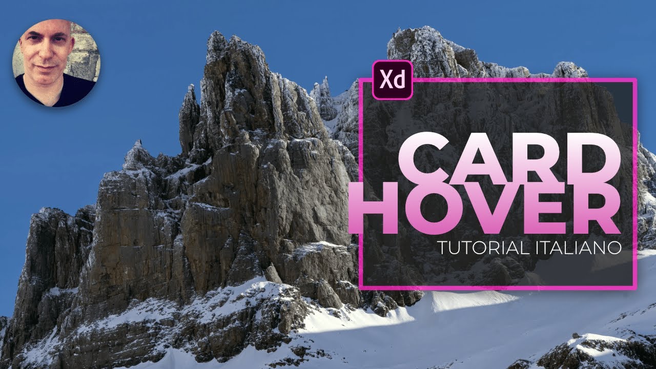 Adobe XD - Effetto Card hover - Tutorial ita