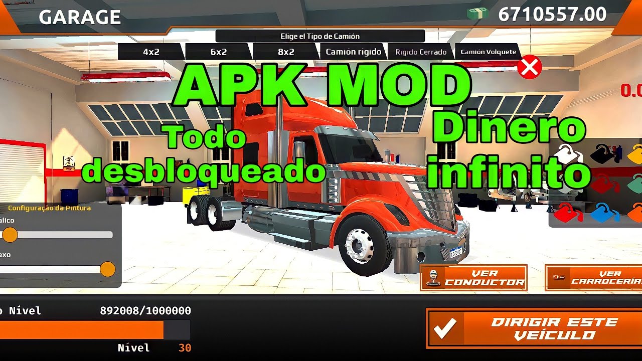 Apk mod World Truck Driving Simulator todo desbloqueado mas dinero (1.223)