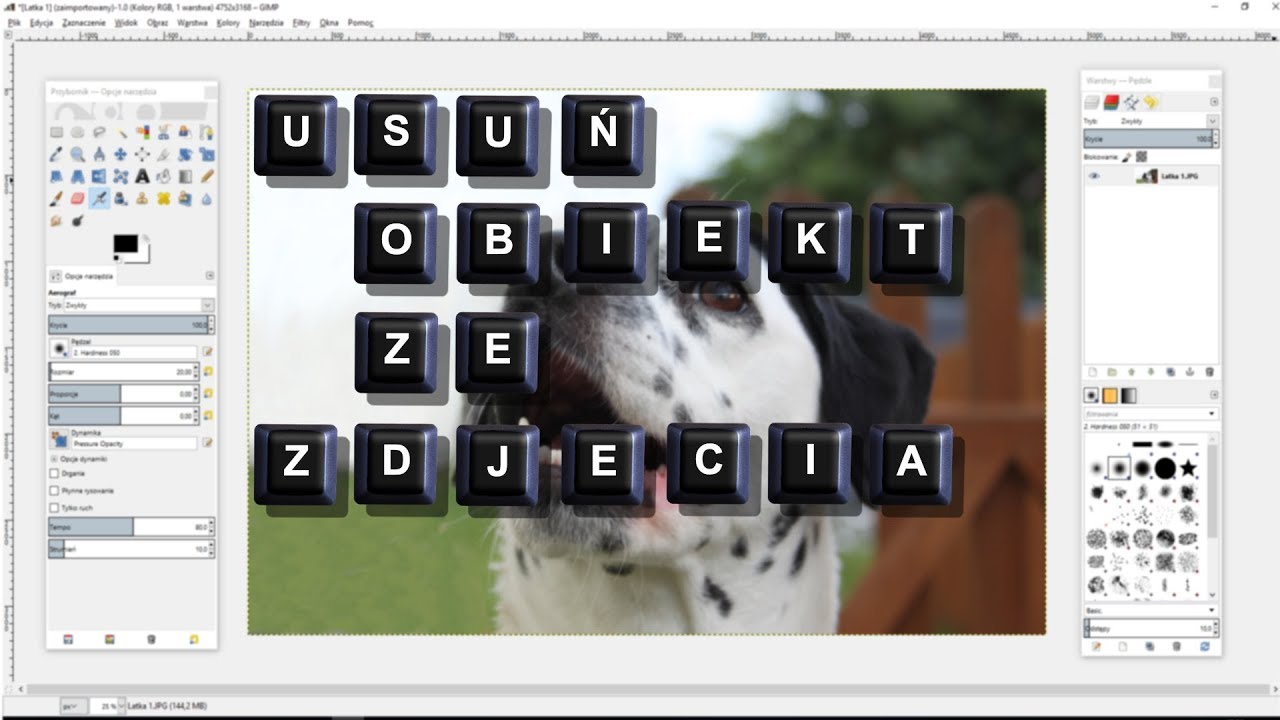 Jak usunąć w GIMP obiekt ze zdjęcia?