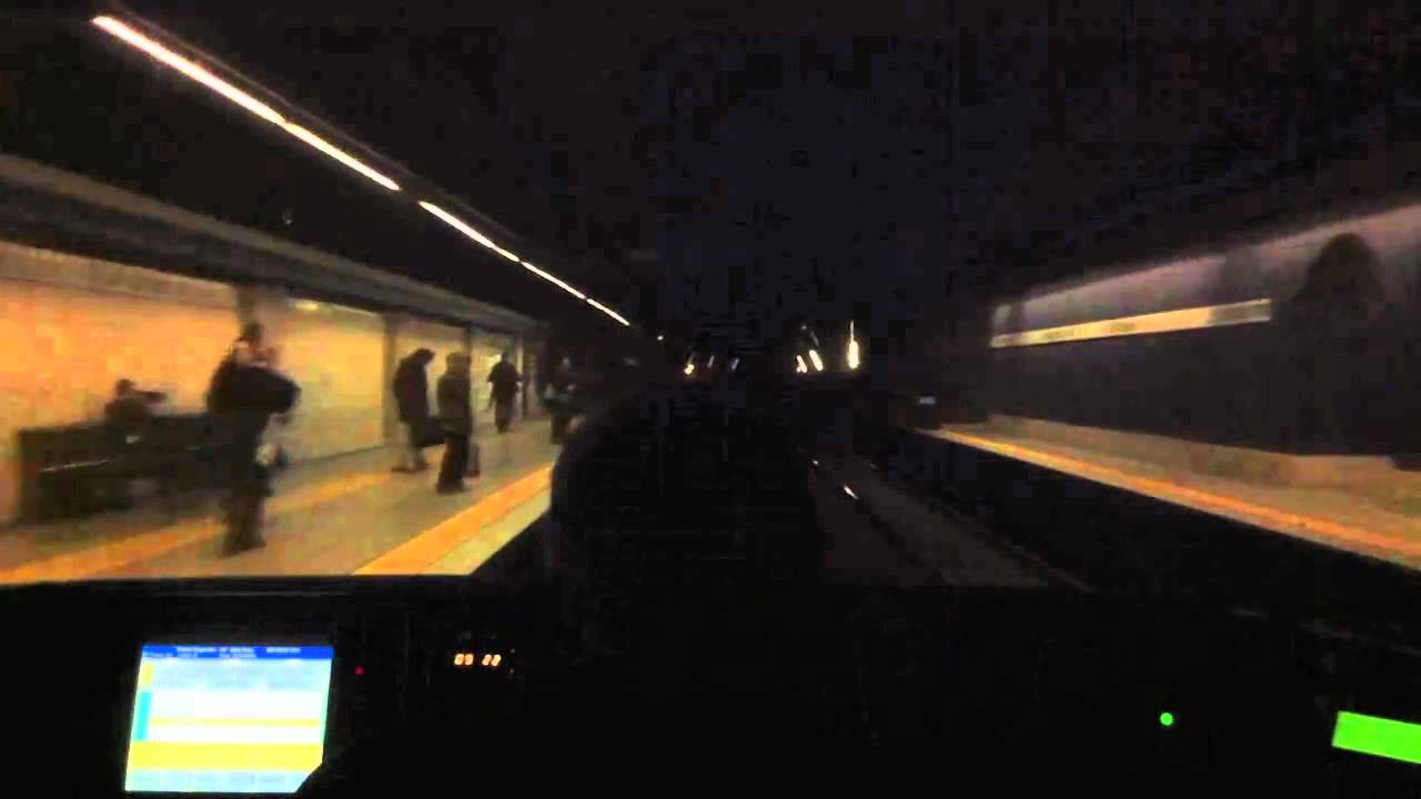 Treno CAF Metro B Roma - Dentro la cabina HD